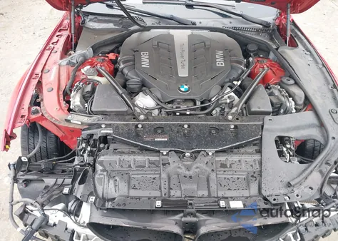 2013 BMW 650I из США, поврежденный, VIN WBAYM9C54DDW20459